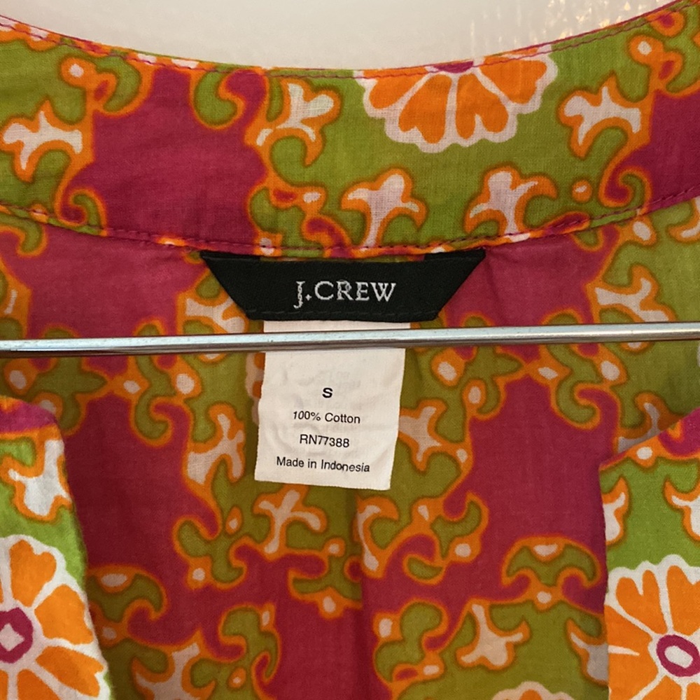 J. Crew Multicolor Tunic Top - image 2